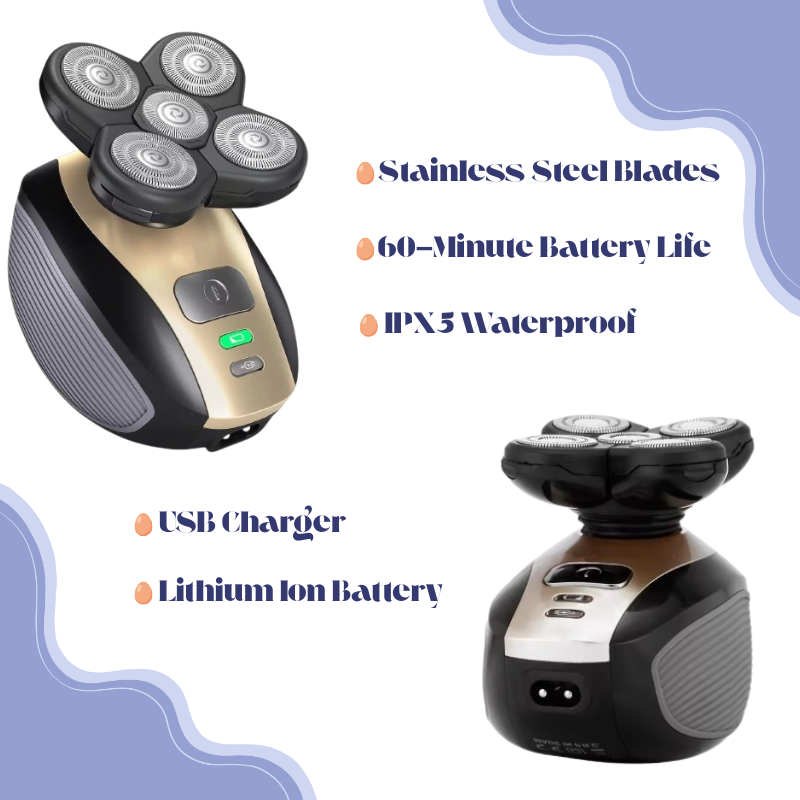 The Bald Man’s Go-To Shaver. Quick. Smooth. Reliable.